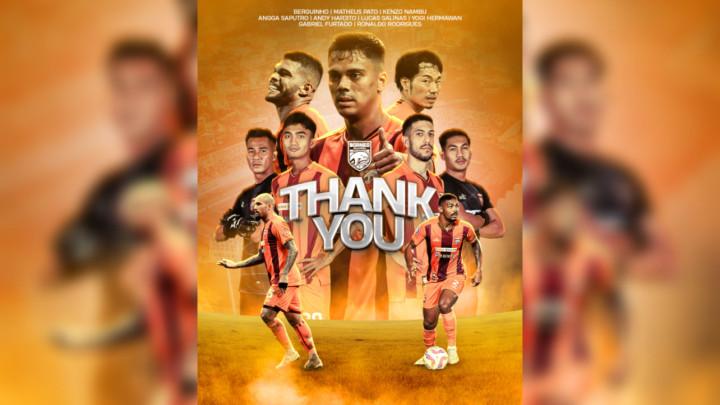 Tutup Musim di Lima Besar, Borneo FC Samarinda Lepas Sembilan Pemain Termasuk Pato dan Berguinho