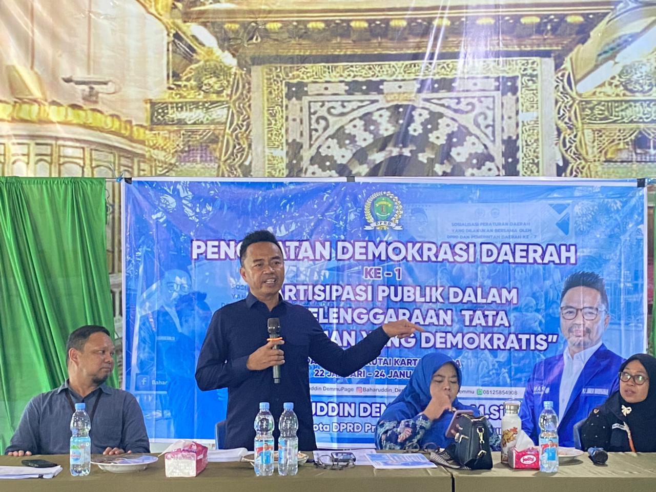 Baharuddin Demmu Gaungkan Partisipasi Publik demi Tata Pemerintahan Demokratis