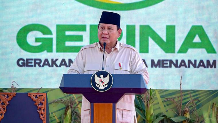 Presiden Prabowo Luncurkan Gerakan Indonesia Menanam di Banyuasin
