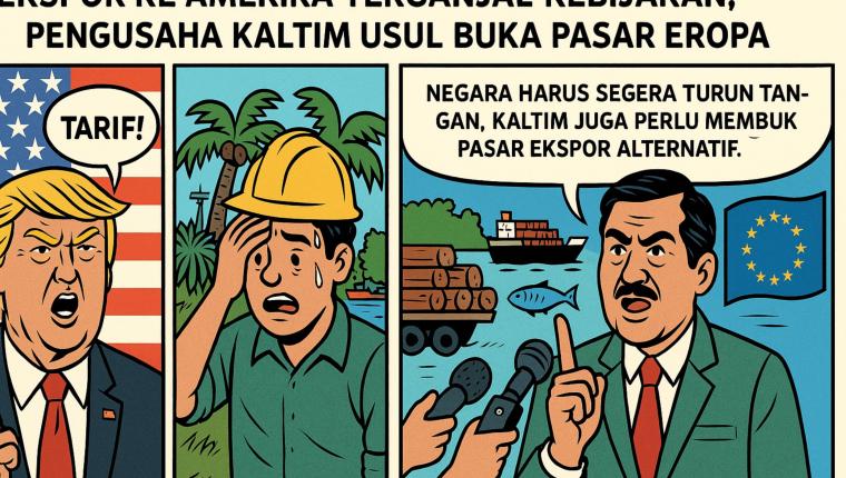 Ekspor Ke Amerika Terganjal Kebijakan, Pengusaha Kaltim Usul Buka Pasar Eropa