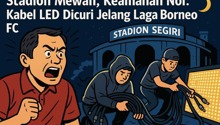 Kabel Dicuri untuk Narkoba, Stadion Segiri Jadi Korban