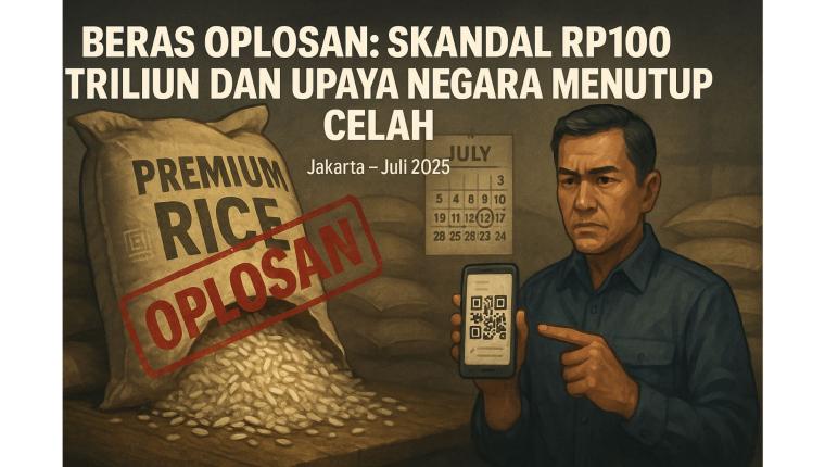 Beras Oplosan: Skandal Rp100 Triliun dan Upaya Negara Menutup Celah
