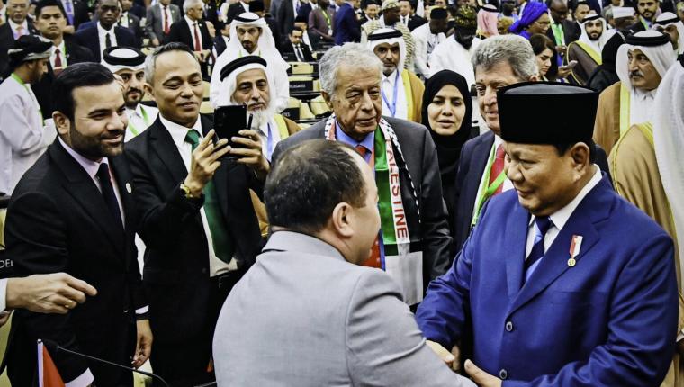 Prabowo Serukan Dunia Islam Bersatu, Tegaskan Dukungan untuk Palestina
