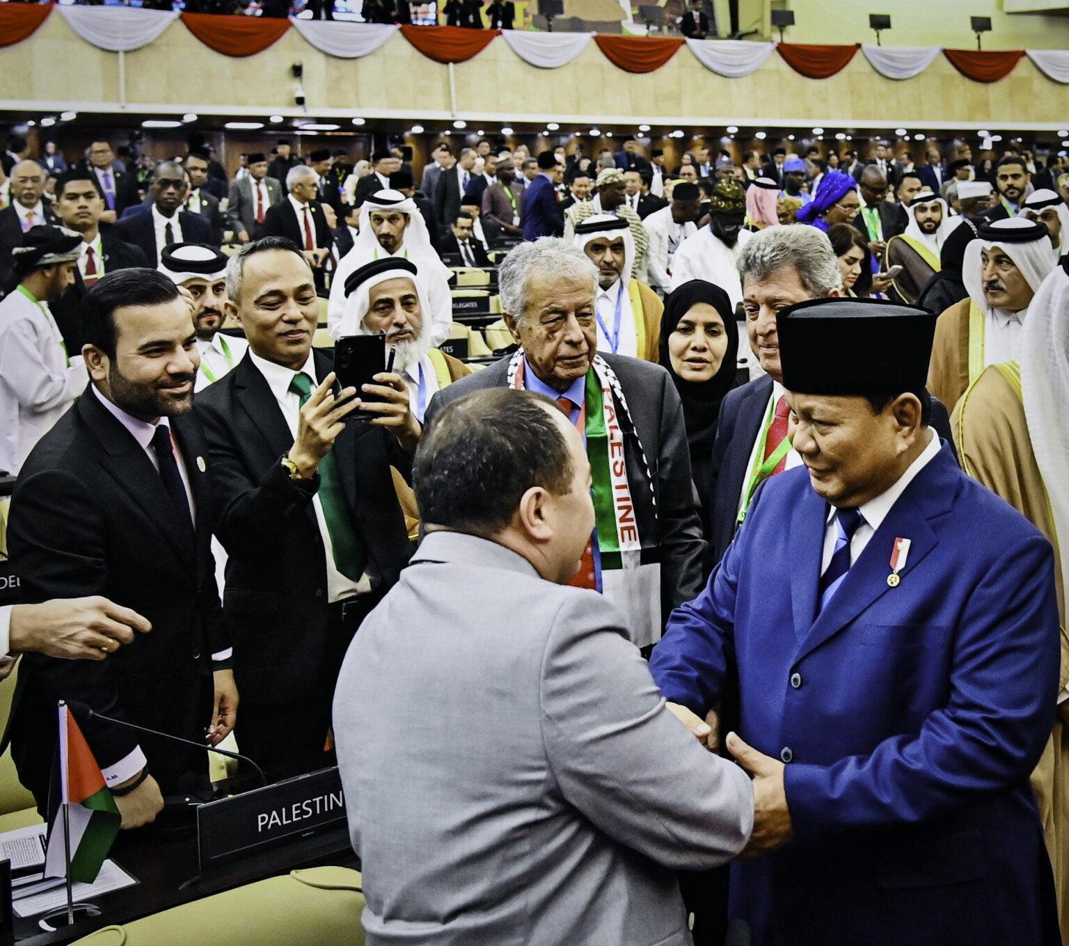 Prabowo Serukan Dunia Islam Bersatu, Tegaskan Dukungan untuk Palestina