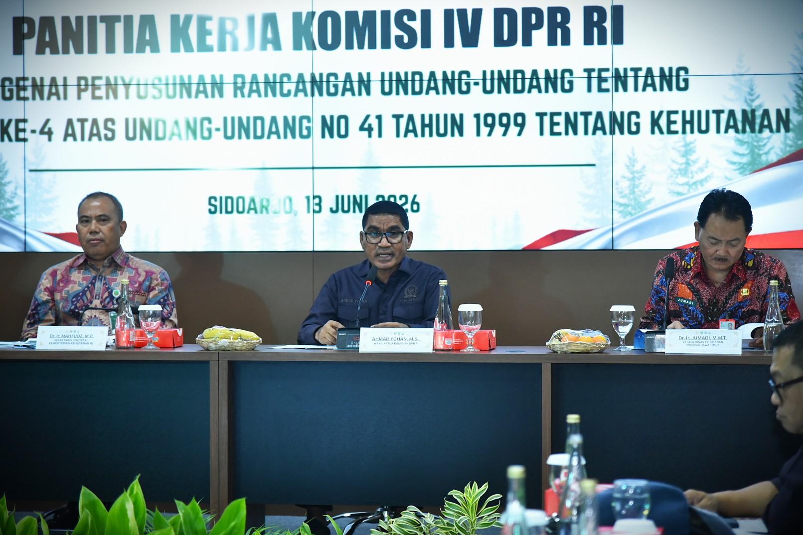 Panja RUU Kehutanan DPR Serap Masukan Stakeholder di Jawa Timur