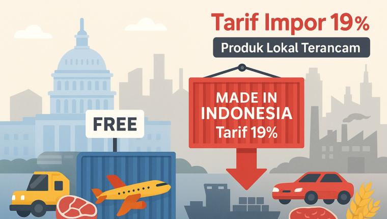 AS Terapkan Tarif 19 Persen untuk Impor dari Indonesia, Pemerintah Diminta Waspada Dampak